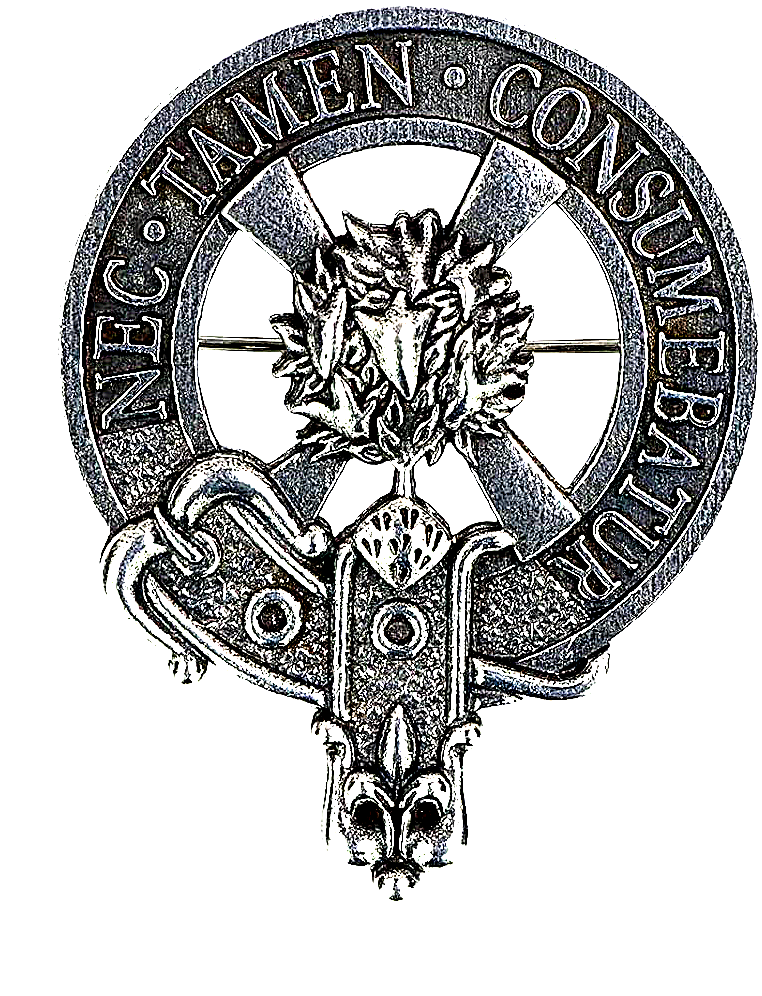 Clergy clan crest — Nec Tamen Consumebatur